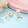 thumbnail image 2 of IEFSHINY 925 Sterling Silver Stud Earrings for Women Gold Stud Earrings Initial Hypoallergenic Earrings for Women Jewelry, 2 of 5