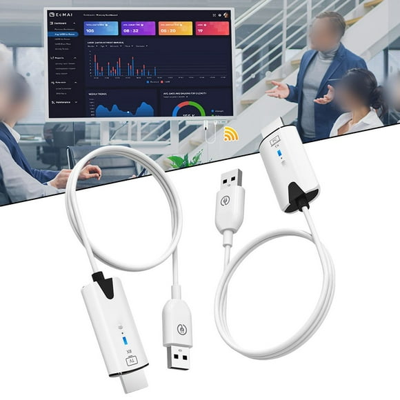 Transmisor y receptor inalámbricos, extensor inalámbrico 1080P, rango de 165 pies