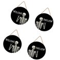 thumbnail image 2 of OUSITAID Halloween Skeleton Sign Holiday Party Scene Decoration for Home Party Outdoor Decor, 2 of 6