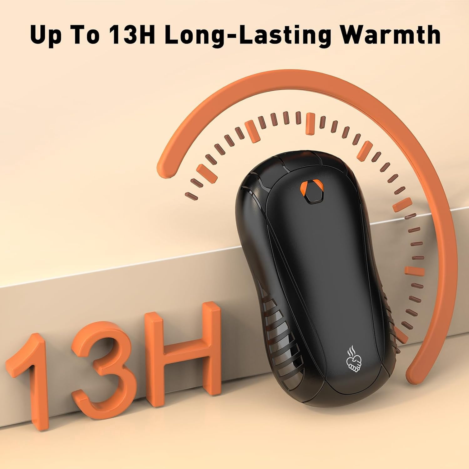 Hand Warmers Rechargeable,1 Pack 4000mAh Electric Portable Pocket Heater, Heat Therapy Great for Outdoors, Hunting, Golf, Camping, Warm Gifts