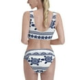 thumbnail image 3 of Picia Sea Underwater Turtles Women's High Waisted Bikini Scoop Neck Swimsuit Two Pieces Bathing Suit-Medium, 3 of 8