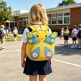 thumbnail image 2 of GobdXE Back To School Unisex Student 3D Butterfly Cartoon Mini Backpack Dual Zipper Pocket Lightweight Daypack Size:One Size, 2 of 5