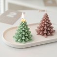 thumbnail image 4 of Vela navideña con forma de árbol de Navidad, atmósfera que se derrite, suministros de fragancia, 4 of 5