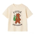thumbnail image 5 of HILEELANG 2-7T Toddler/Little Boys Sage/Ivory/Blue Camp Adventure Explorer 100% Cotton T-Shirt 3-Pack, Size 4T, 5 of 7