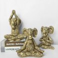 thumbnail image 4 of Estatua De Elefante Para Yoga, Decoración De Habitación Para Sala De Estar, Comedor, Artesanía De Resina, Adornos De Escultura De Animales, Accesorios Para El Hogar Yuarrent OD014313-02, 4 of 6