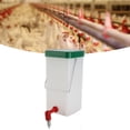 thumbnail image 1 of Chicken Feeder, Hanging Poultry Drinker Chicken Waterer Nipples Poultry Waterer Leak Proof Large Capacity Poultry Bucket Waterer Set for Farm Chickens, Ducks, Geese, Turkey, 1 of 7