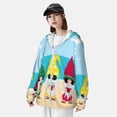 thumbnail image 3 of Balery Gnomes On The Beach Sudadera ligera de manga larga con capucha y protección solar UPF 50+ para hombre y mujer, ideal para pesca y running-Large, 3 of 7
