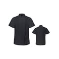 thumbnail image 6 of Toptie Women's Chef Coat With Black Mesh Short Sleeve Chef Jacket, 6 of 7
