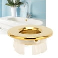 thumbnail image 1 of Sink Overflow Cover Anti Aging Rust  Sink Overflow Cover,  and Easy to Install for Home, Shopping Mall, Hotel, Factory, Kitchen with Brass, 1 of 7