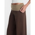 thumbnail image 4 of No Boundaries Foldover Wide Leg Pants, 31'' Inseam, Women's XXS-XXL, 4 of 6