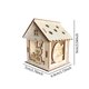 thumbnail image 4 of Kit de manualidades para casas de primavera, manualidades de Pascua, decoraciones navideñas, kit de manualidades 3D, casa de conejo para pintar, para, 4 of 4