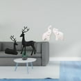 thumbnail image 2 of 4 Pieces Resin Deer Figurine Elephant Sculpture Reindeer Statue Fine Workmanship Home Office Tabletop Decorations, 2 of 8
