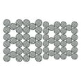 thumbnail image 2 of Shisuyan 200Pcs Bonsai Grid Drainage Mesh Mat Round Flower Pot Bottom Mesh Pad Potted Plants Mesh Screen, 2 of 8