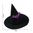 thumbnail image 6 of Small Dog Cap Cartoon Pumpkin Bat Spider Design Headdress Adjustable Fashion Party Dress Up Non-woven Fabric Cat Hat Fancy Halloween Decoration Costume Pet Accessories, 6 of 8