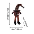 thumbnail image 2 of Ailezt Halloween Decor Halloween Witch Hat Long Legs Decorative Ornament With LED Light Home Desktop, 2 of 4