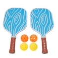 thumbnail image 4 of Juego De Paletas De Pickleball De Fibra De Vidrio, 2 Juegos De Paletas De Pickleball Ligeras Absorbentes Del Sudor Para Entrenamiento, 4 of 7