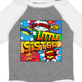 thumbnail image 4 of Inktastic Little Sister Comic Book Girls Long Sleeve Baby Bodysuit, 4 of 5