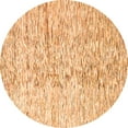 thumbnail image 1 of Ahgly Company Indoor Round Solid Orange Modern Area Rugs, 3' Round, 1 of 4