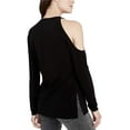 thumbnail image 2 of Rachel Roy Womens Solid One Shoulder Blouse, Black, Small, 2 of 3