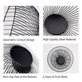 thumbnail image 6 of RoamReady Metal Wire Fruit Basket, 2 Pcs Round Black Metal Bowl Vegetable Holder Decorative Stand for Bread, Snacks, Households Items Storage, 6 of 7
