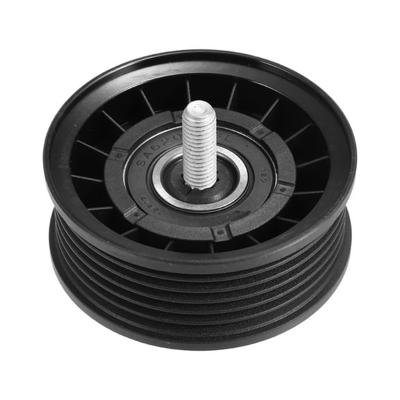 Unique Bargains 2762020119 Car Drive Belt Idler Pulley Crankshaft Pulley for Mercedes-Benz C 300 3.5L 2013-2014 Black