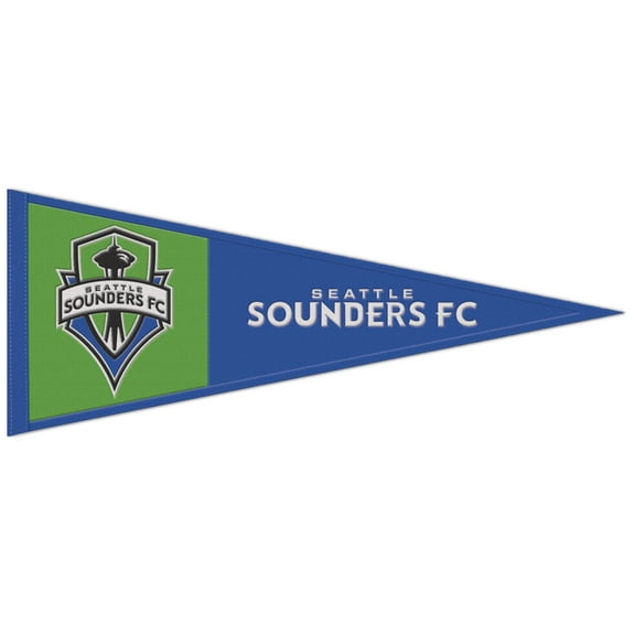 WinCraft Seattle Sounders FC 13" x 32" Wool Primary Logo Pennant