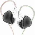 thumbnail image 1 of wonima11 KZ EDC in-Ear Monitors, HiFi Stereo Stage/Studio IEM Wired Noise Isolating Sport Earphones/Earbuds/Headphones for Musician Audiophile (Without MIC, Black), 1 of 1