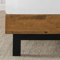 thumbnail image 4 of Rustic FarmHome Low Profile Pine Slatted Platform Bed in Queen, 4 of 5