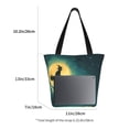 thumbnail image 2 of Tote Bag for Women, Halloween Black Cat Witch Large Capacity Handbags Womens Laptop Work Beach Tote Bags, Reusable Grocery Shoulder Bags Gifts for Women Work Gym Shopping Travel, 2 of 6