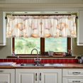 thumbnail image 3 of Yayeee Kitchen Curtains Set of 2 Light Filtering 57"x36" Over Sink Window Panels, Pink Seashell, 3 of 7