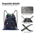 thumbnail image 4 of Goofa The Nightmare Before Christmas Print Drawstring Backpack Bag Sport Gym Sackpack Cinch Bags Drawstring Bags Draw String Sport Bag-Small, 4 of 6