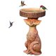 thumbnail image 3 of Resina Para Baño De Pájaros, Estatua De Zorro De Pie, Comedero Para Pájaros, Adorno Para Jardín, Decoración Del Hogar Inevent HA045324-02, 3 of 6