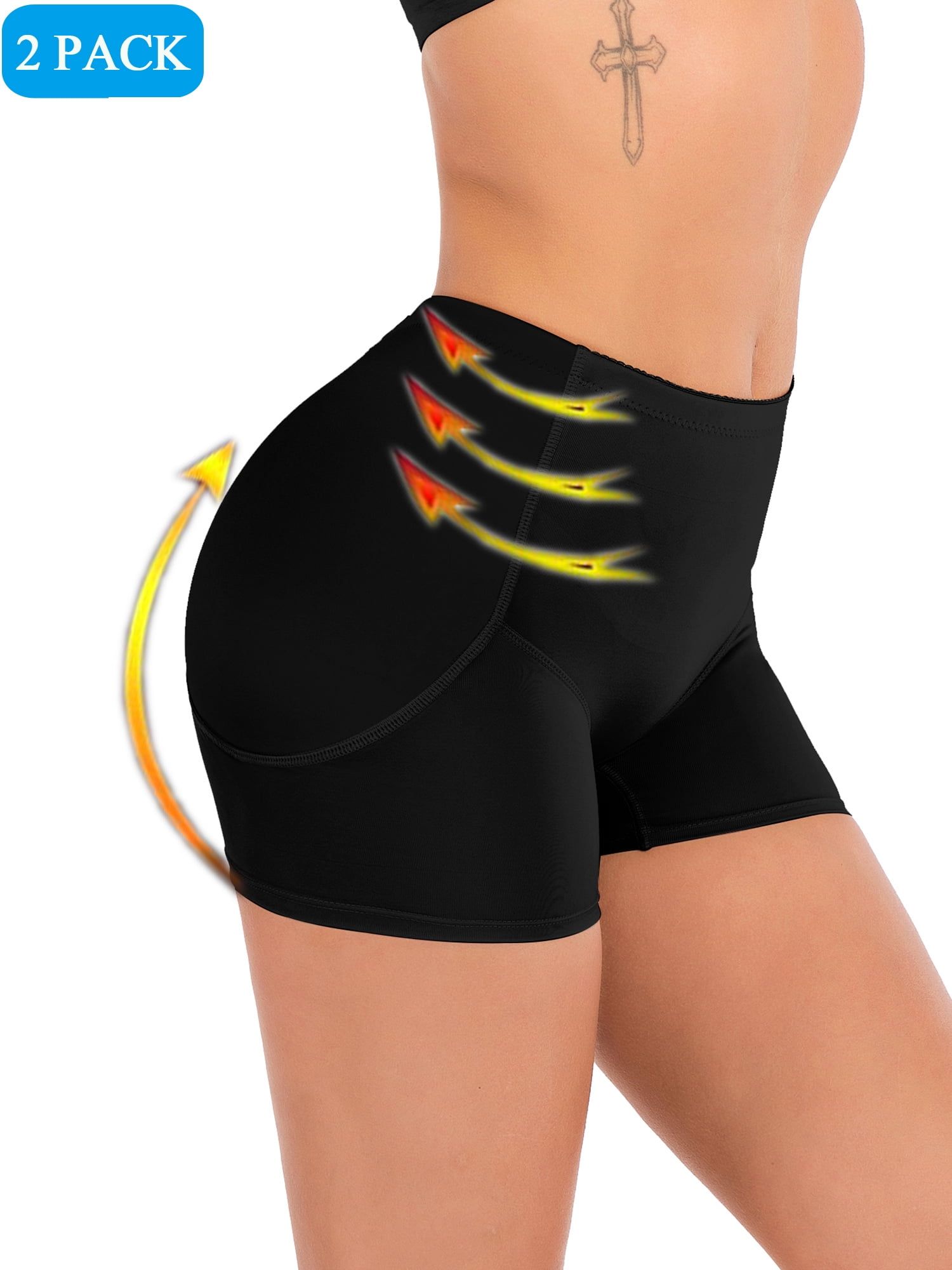 Lelinta 2 Pack Women's Butt Lifter Underwear Firm Control Shapewear