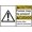 Warning Sign 1, variant on Evacuation Assembly Point Sign - 8"x12" Vintage Metal Warning Wall Decor for Home Farm Bar Coffee Shop Club