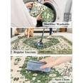 thumbnail image 2 of Lahome Decor 2'x8'Vintage Runner Rug for Hallway,Machine Washable Distressed Kitchen Runner Rug,Oriental Distressed Indoor Foldable Ultra-Thin Rug Retro Accent Rug,Non Slip Carpet,Green, 2 of 8