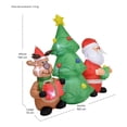 thumbnail image 3 of Inflable Navidad Santa Reno Arbol Luz Led Decoración 1.5mts Houzer, 3 of 6