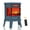 Blue, variant on RealSmart 1500W Electric Fireplace Heater Infrared Fireplace Stove with 3D Flame Effect with Remote Control Timer for Indoor Large Room Home Use Black