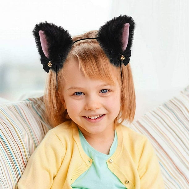 Diadema de orejas de gato diadema de orejas de gato orejas de gato cosplay de anime cat diadema chicas damas Fokelyi LKX 1320 1 Bodega Aurrera en linea