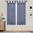 thumbnail image 2 of Tier Curtains with Solid Button, Rod Pocket Tailored Waterproof Small Curtain Valance, 2 of 7
