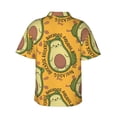 thumbnail image 3 of Easygdp Avocado Dog Men's Hawaiian Shirts Print Lapel Short Sleeve for Beach, vacation, party, casual occasions - X-Large, 3 of 9