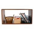 thumbnail image 4 of 1:12 hecha a , muebles , cesta de hierro, juego Zulema Cesta de almacenamiento de la casa de muñecas, 4 of 8