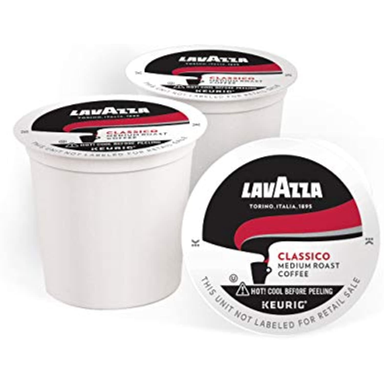 Lavazza Classico Single-Serve Coffee K-Cups For Keurig Brewer, Medium Roast, Caps Classico, 32 Cups (Pack Of 4) Full-Bodied Medium Roast With Rich Flavor And Notes Of Dried Fruit, Value Pack