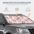 thumbnail image 4 of Disketp 2 Piece Panda Flying In The Sky Between Clouds And Star Pattern Windshield Sunshades,Folding Windshield Sun Shade For Car Suv Trucks Sedan,Blocks Uv Rays Sun Visor Protector-Large, 4 of 7