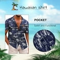 thumbnail image 7 of Geeksport Men's Flower Hawaiian Casual Shirts Button Down Floral Summer Beach Shirt for Vacation, 7 of 7