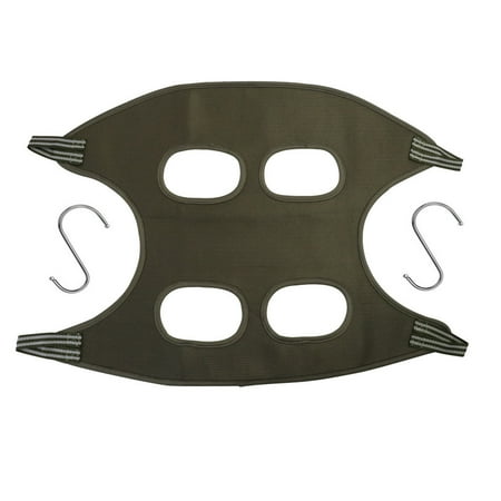 SLYNSHome Pet Grooming Hammock Harness for Cats & Dogs Dog Sling for Grooming  Dog Hammock Restraint Bag - Army Green - M - 27.5x20.5 inch