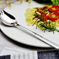 thumbnail image 4 of Toystoory 1 cuchara multifunción, tenedor todo en uno, mango largo de acero inoxidable, cuchara para ensalada de frutas, vajilla, herramienta para comer Type7 NO7 Toystoory JJ23273-02, 4 of 6