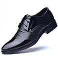 thumbnail image 1 of Zapatos de negocios para hombre, zapatos negros con cordones, zapatos de vestir casuales, zapatos puntiagudos para hombre, 1 of 5