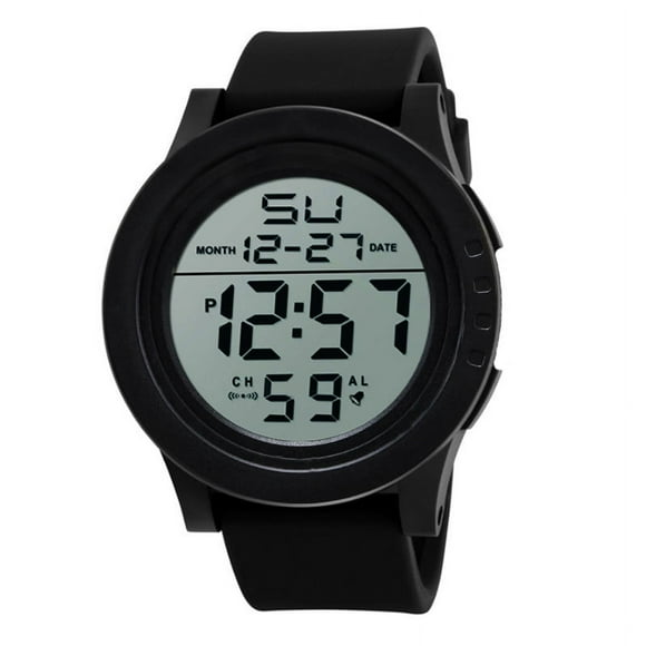 TopLLC Men's Sport Watch LED Digital Quartz Fashion Watch Military Sport Men's A Watch