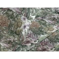 thumbnail image 3 of Ambesonne Flower Quilted Coverlet 3 Pcs, Leaves Blossoming Petals Art, Queen Size, Grey Pink and Sage Green, 3 of 4