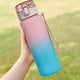 thumbnail image 5 of Botella de agua deportiva de gran capacidad para exteriores | Vaso de viaje de plástico a prueba de fugas con filtro incorporado | Vaso portátil resistente al calor con correa de transporte | Color, 5 of 6